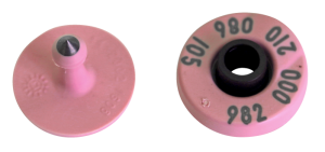 Pinkki korvikekorvamerkki on tarkoitettu korvaamaan virallista e-merkkiä, jos se putoaa korvasta. Korvikemerkin avulla erilaiset automaattiset tunnistusjärjestelmät, kuten juottoautomaatit tai erotteluportit, pystyvät tunnistamaan eläimen. Korvikemerkin voi koodata uudelleen, joten sitä voi käyttää useamman kerran. Allflexin e-merkkien korvikkeita saa Faba-putiikista 2+6 merkin erä 8 € ja 5 + 20 merkin erä 20 €. Korvikemerkin voi irrottaa Allflexin korvamerkkileikkurilla, jolla leikataan urosmerkki poikki. Leikkurin hinta 4 €. www.faba.fi